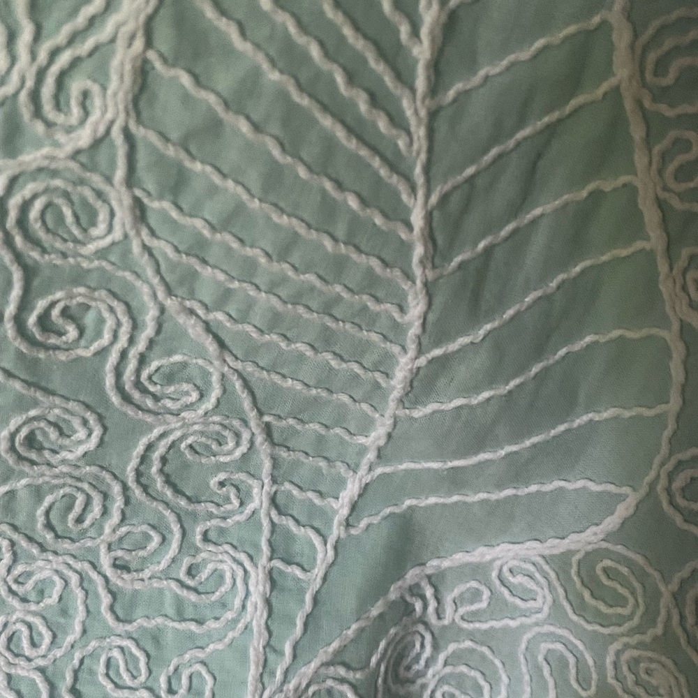 J. Jill Sea glass Leaf-Print Tunic Top - Picture 6 of 14